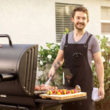 Load image into Gallery viewer, Professional Grade Apron for Men and Women (Black Cotton)