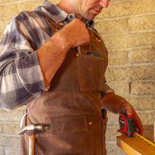 Load image into Gallery viewer, Waxed Canvas Work Apron - Handmade in the USA
