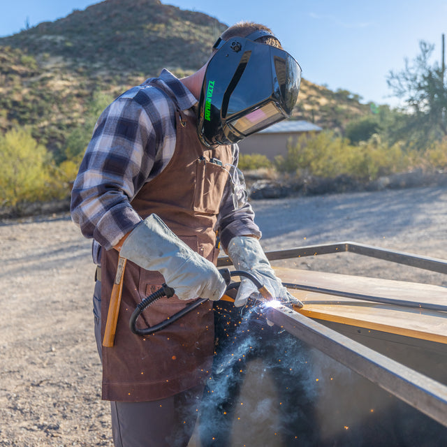 Waxed Canvas Work Apron - Handmade in the USA