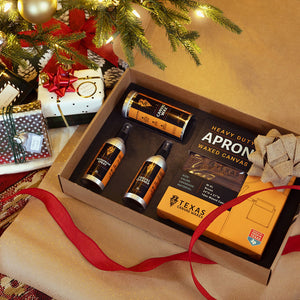 Waxed Canvas Apron Gift Set - Handmade in the USA