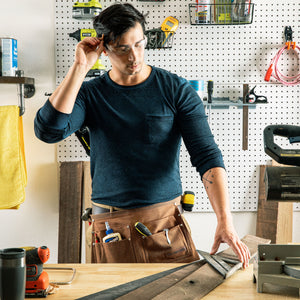 5-Pocket Waist Apron with Hammer Loop, Tape Measure Clip