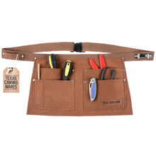 Load image into Gallery viewer, 5-Pocket Waist Apron with Hammer Loop, Tape Measure Clip
