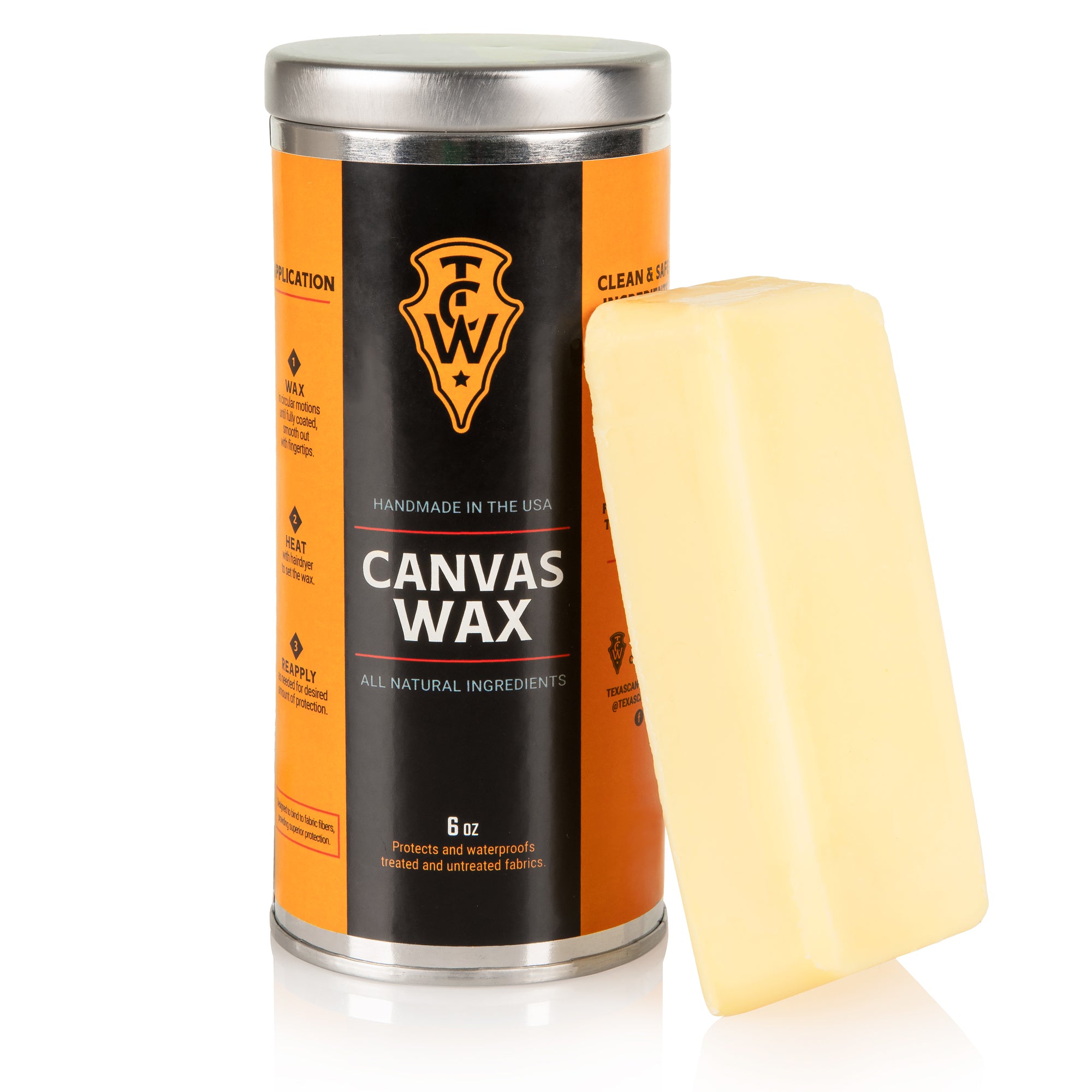 canvas wax - organic canvas care