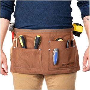 5-Pocket Waist Apron with Hammer Loop, Tape Measure Clip